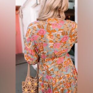 Entro Pastel Floral Dress